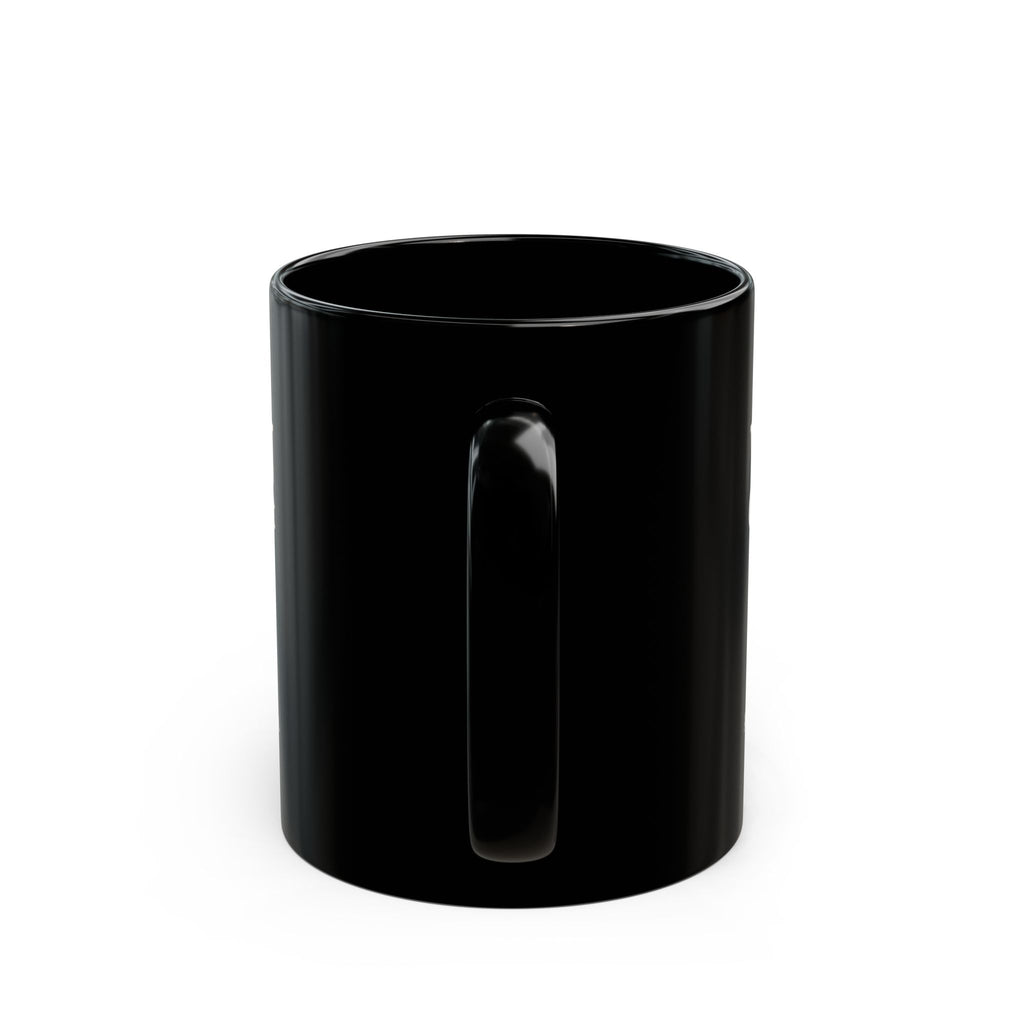 Virgin Goodentight Black Mug — Funny German Translation Lock Design (11oz & 15oz)