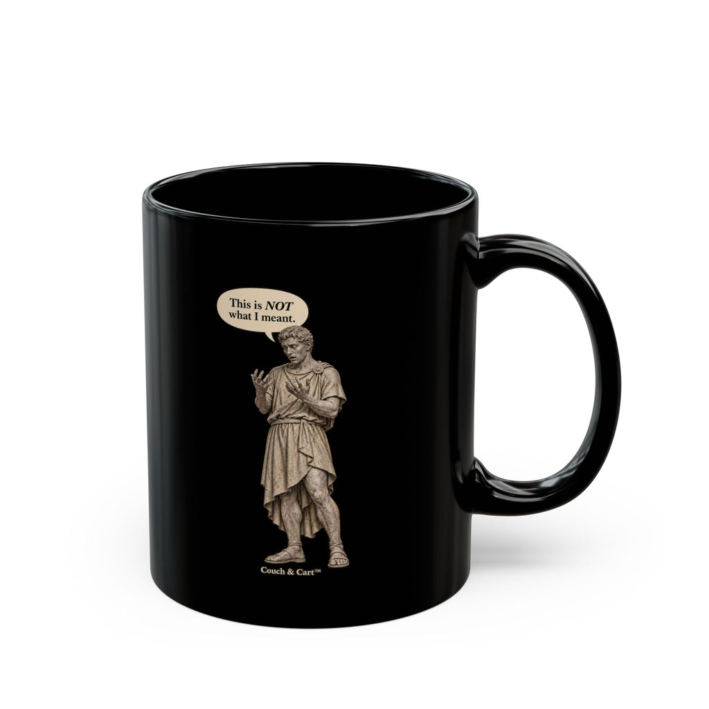 ADULT — Medusa “Making Men Hard for Centuries” Black Coffee Mug | Couch & Cart™
