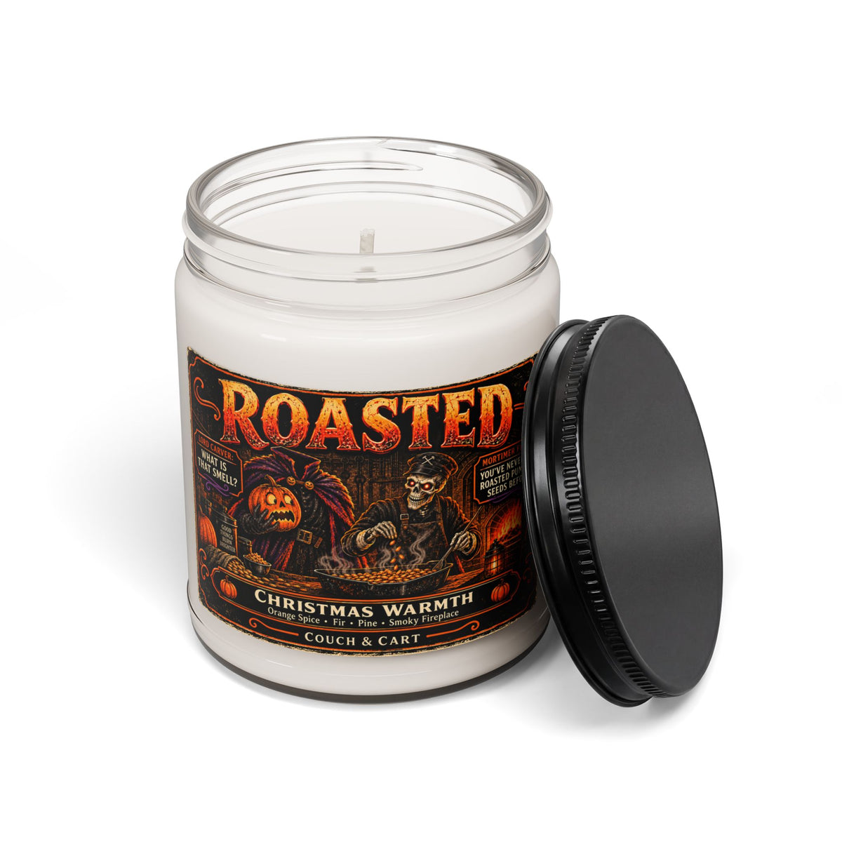 “Roasted” – Funny Christmas Candle
