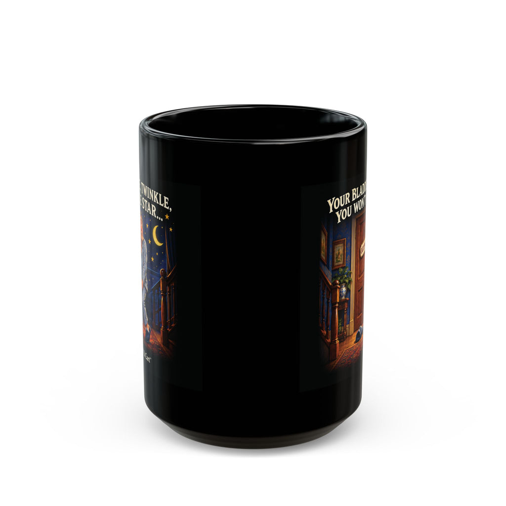 Twinkle, Twinkle, Little Star – Full Bladder Black Mug | 11 oz & 15 oz