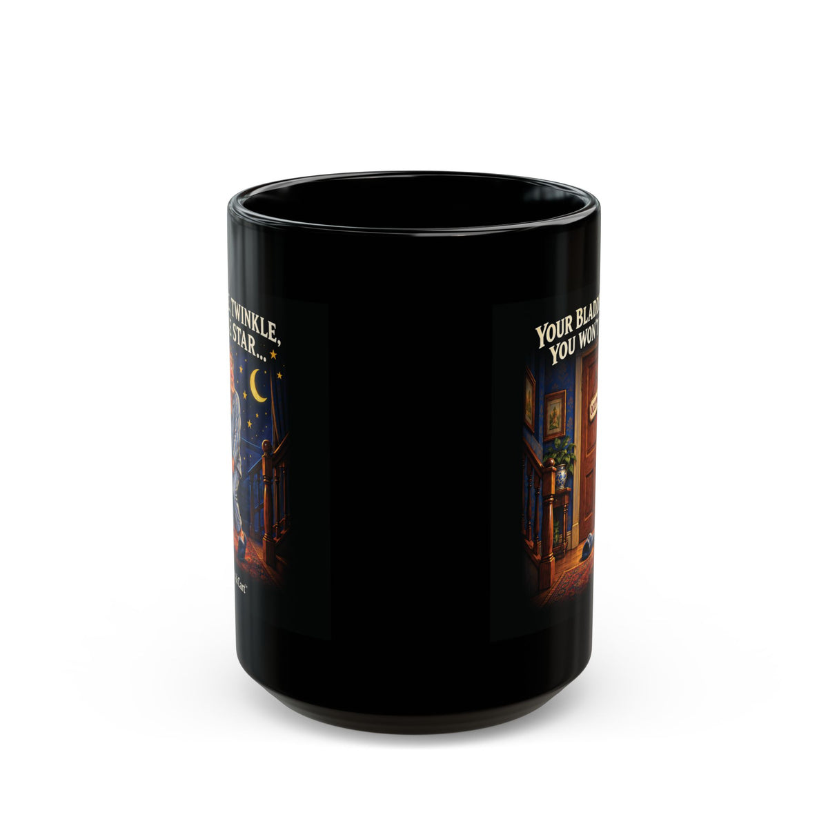 Twinkle, Twinkle, Little Star – Full Bladder Black Mug | 11 oz & 15 oz