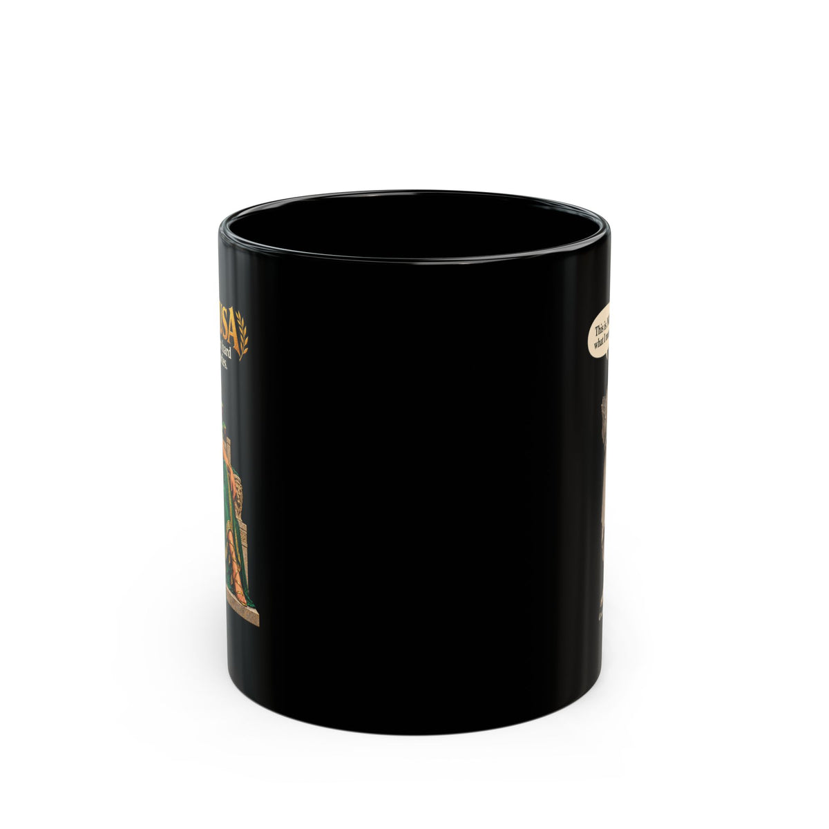 ADULT — Medusa “Making Men Hard for Centuries” Black Coffee Mug | Couch & Cart™