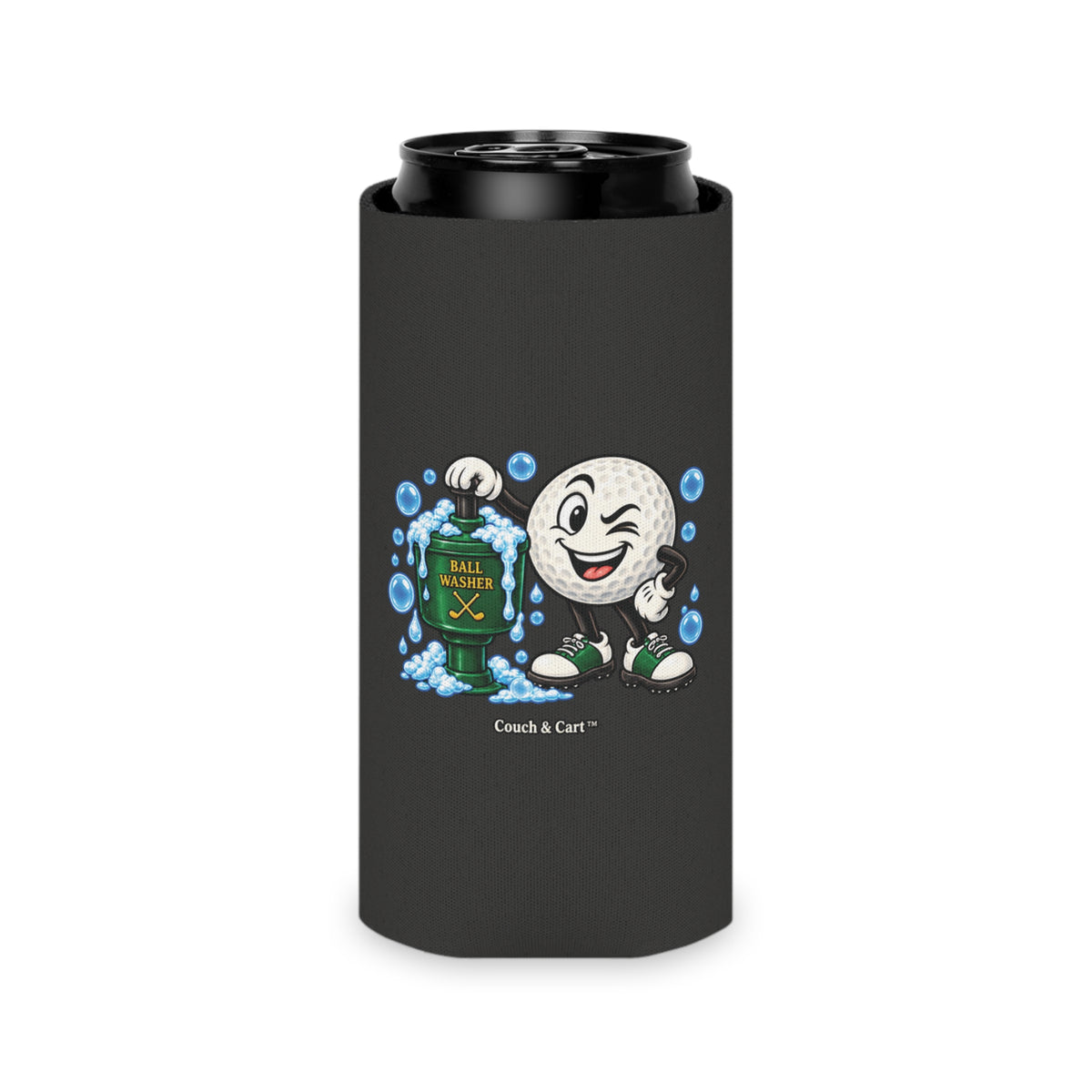 ADULT — Golf “Wash Your Balls” Funny Can Cooler | Couch & Cart™