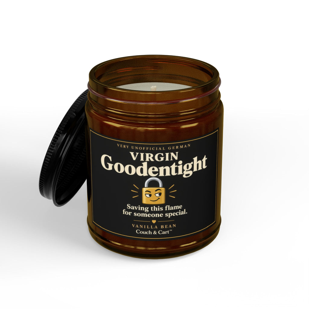 ADULT Humor Goodentight Candle — Vanilla Bean | 9 oz Amber Jar