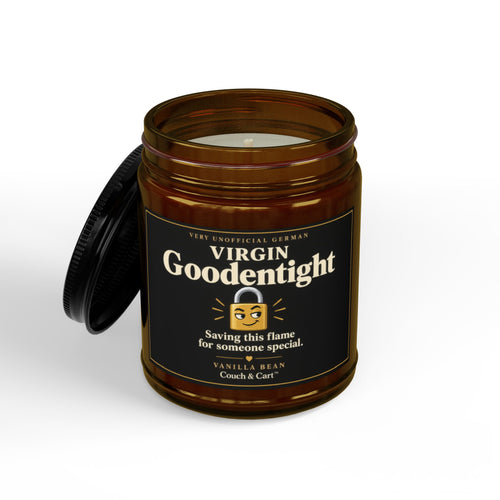 ADULT Humor Goodentight Candle — Vanilla Bean | 9 oz Amber Jar