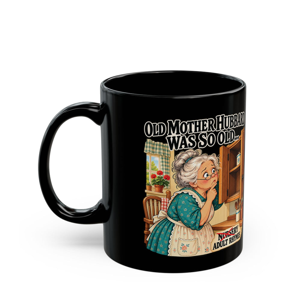 “She Left Her Teeth in the Cupboard” – Funny Nursery Rhyme Mug