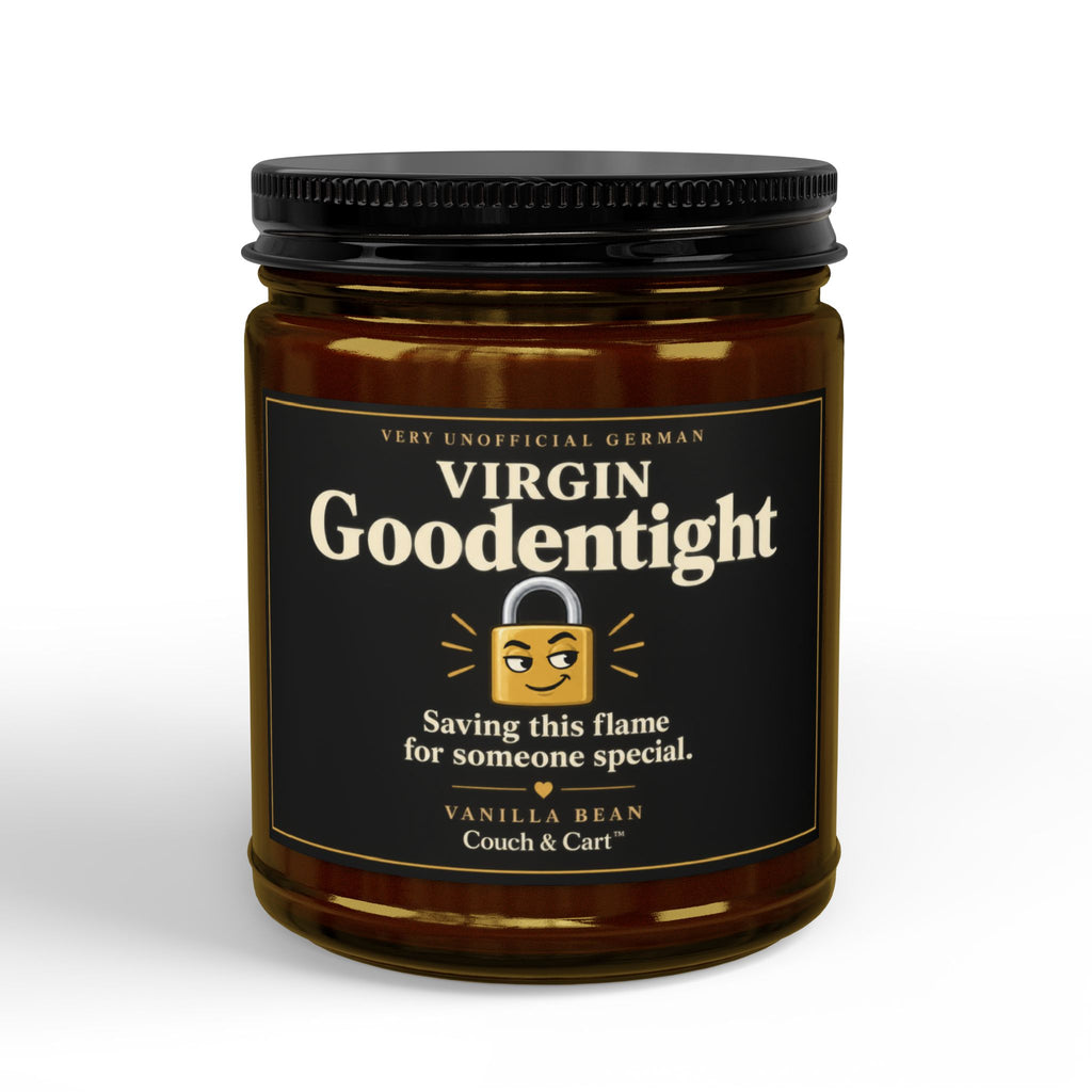 ADULT Humor Goodentight Candle — Vanilla Bean | 9 oz Amber Jar