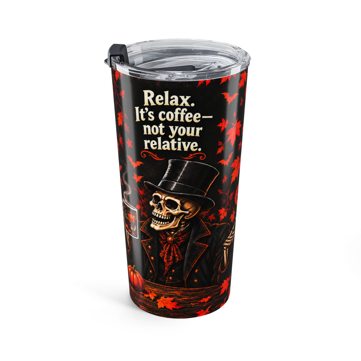 Funny Pumpkin Spice Halloween Tumbler – Carver & Mortimer