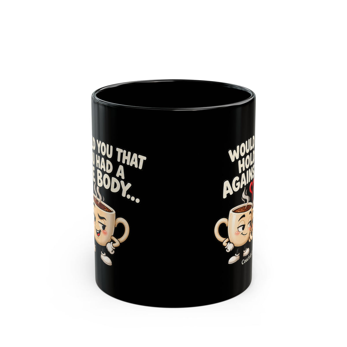 Nice Body Funny Coffee Mug | Flirty Couples Gift | Black 11 oz & 15 oz