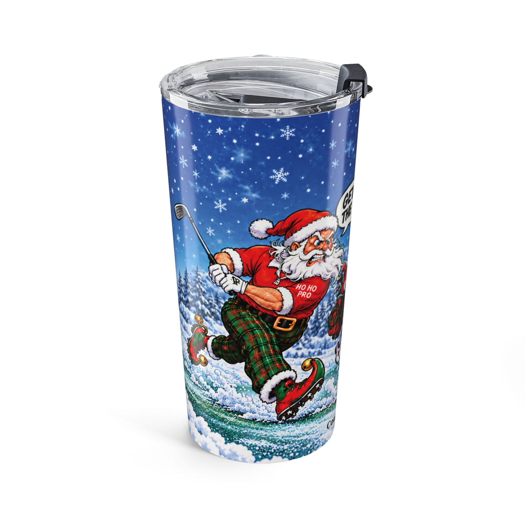 Ballbusters — Santa & Icy Blue Balls | Funny Christmas Golf Tumbler, 20oz