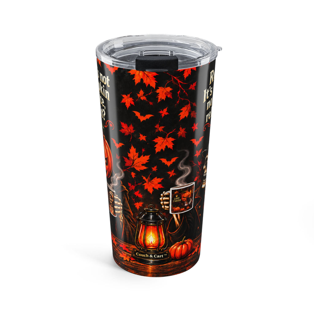 Funny Pumpkin Spice Halloween Tumbler – Carver & Mortimer