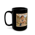 ADULT — Mary Had a Little Lamb | Funny Nursery Rhyme Black Mug | 11oz & 15oz