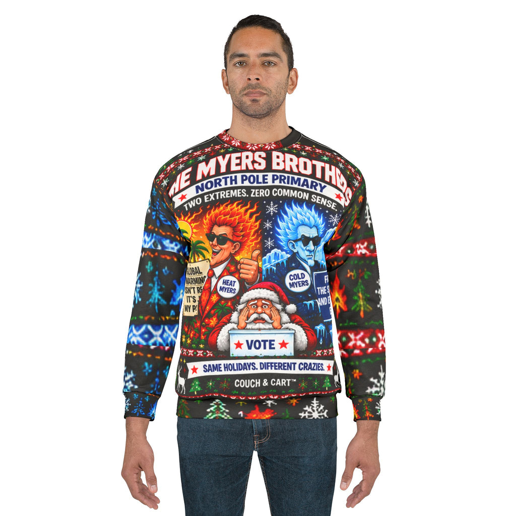 “North Pole Primary” – Funny Ugly Christmas Sweatshirt