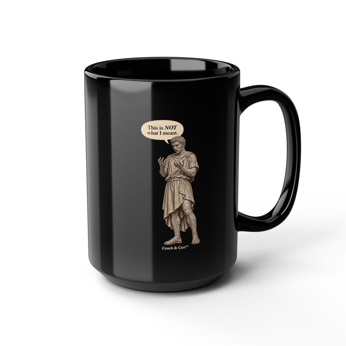 ADULT — Medusa “Making Men Hard for Centuries” Black Coffee Mug | Couch & Cart™