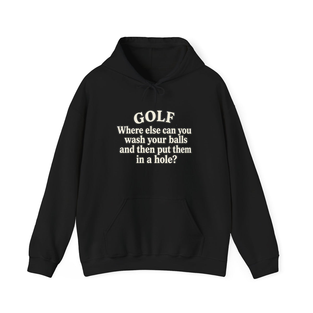 ADULT — Golf Ball Washer | Funny Golf Hoodie | Couch & Cart™