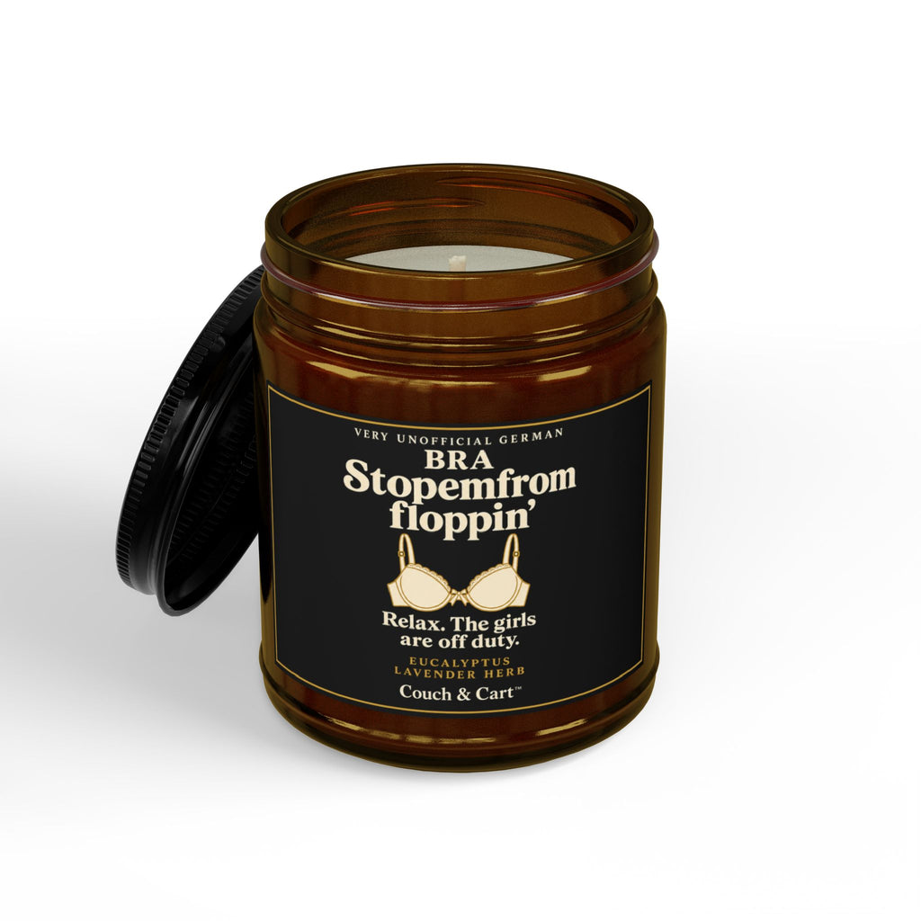 ADULT Humor Stopemfromfloppin Candle — Eucalyptus Lavender Herb | 9 oz