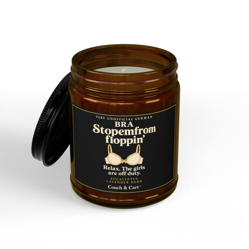 ADULT Humor Stopemfromfloppin Candle — Eucalyptus Lavender Herb | 9 oz
