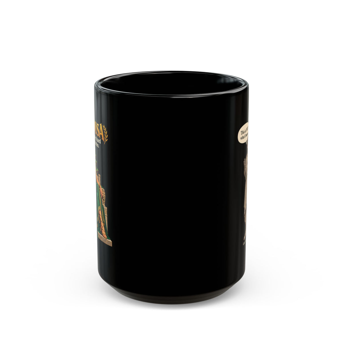 ADULT — Medusa “Making Men Hard for Centuries” Black Coffee Mug | Couch & Cart™