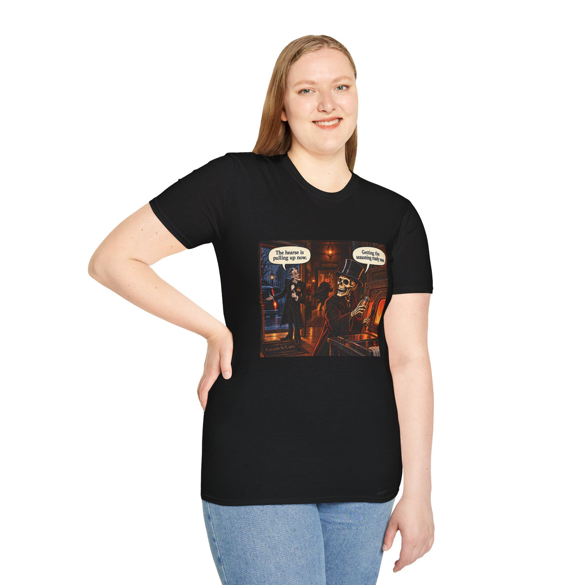 Getting the Seasoning Ready – Dark Humor Funeral Home T-Shirt