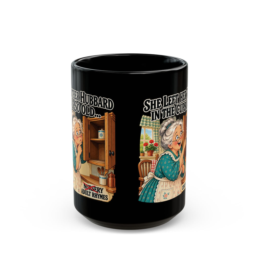 “She Left Her Teeth in the Cupboard” – Funny Nursery Rhyme Mug
