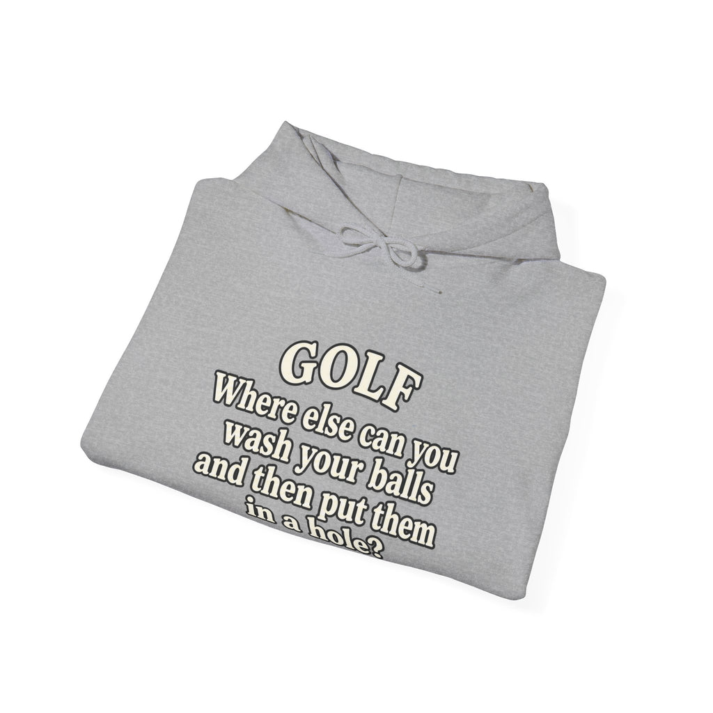 ADULT — Golf Ball Washer | Funny Golf Hoodie | Couch & Cart™