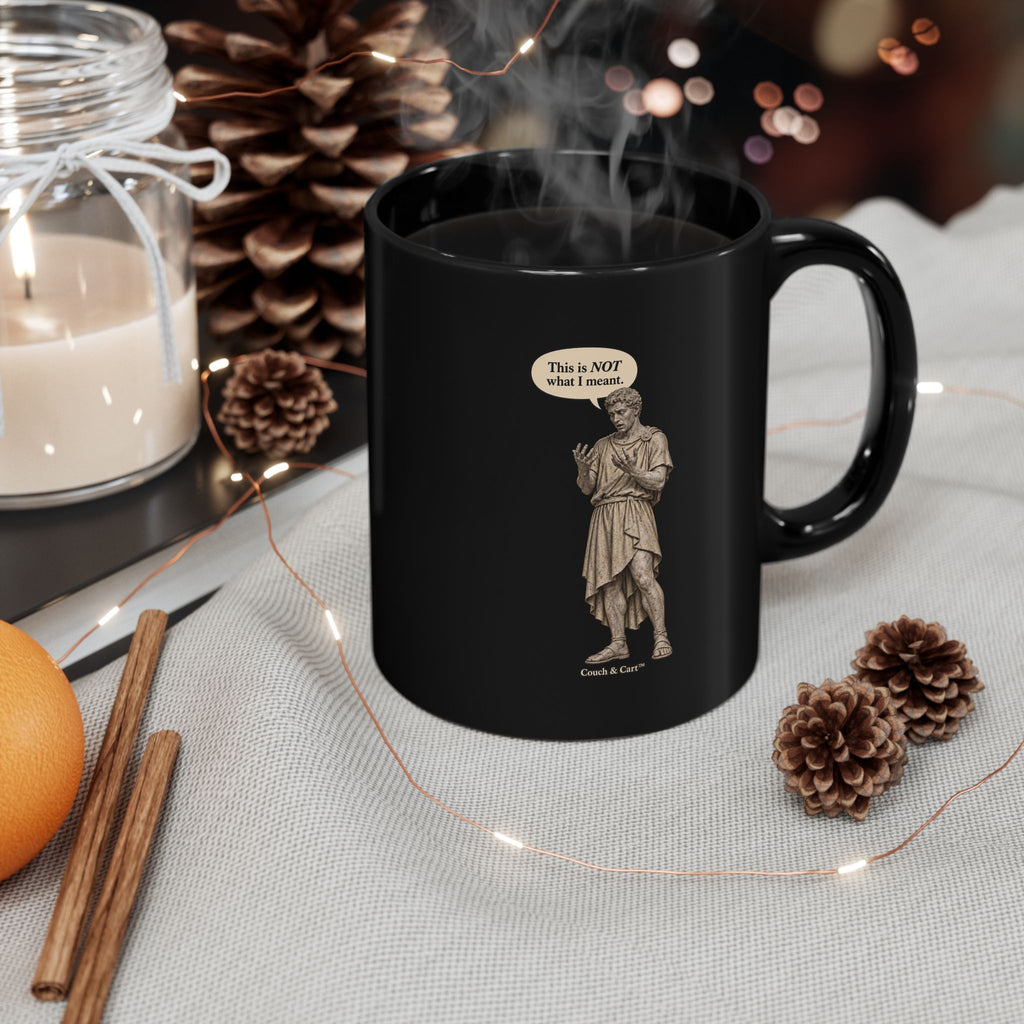 ADULT — Medusa “Making Men Hard for Centuries” Black Coffee Mug | Couch & Cart™