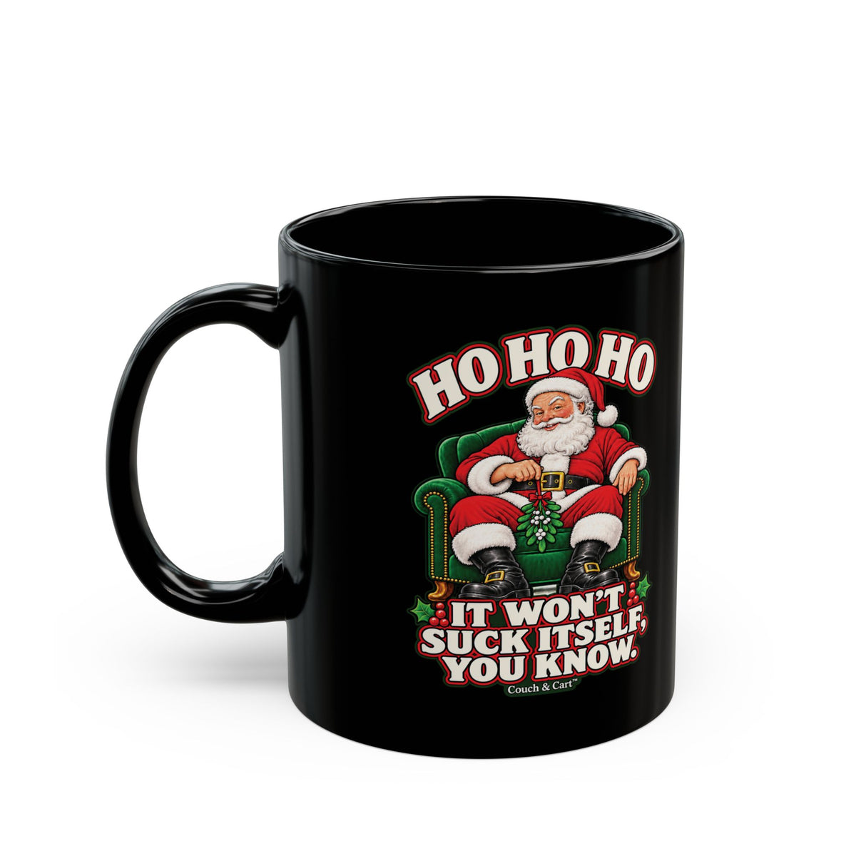 Santa and Mrs. Claus mug, white elephant gift for adults