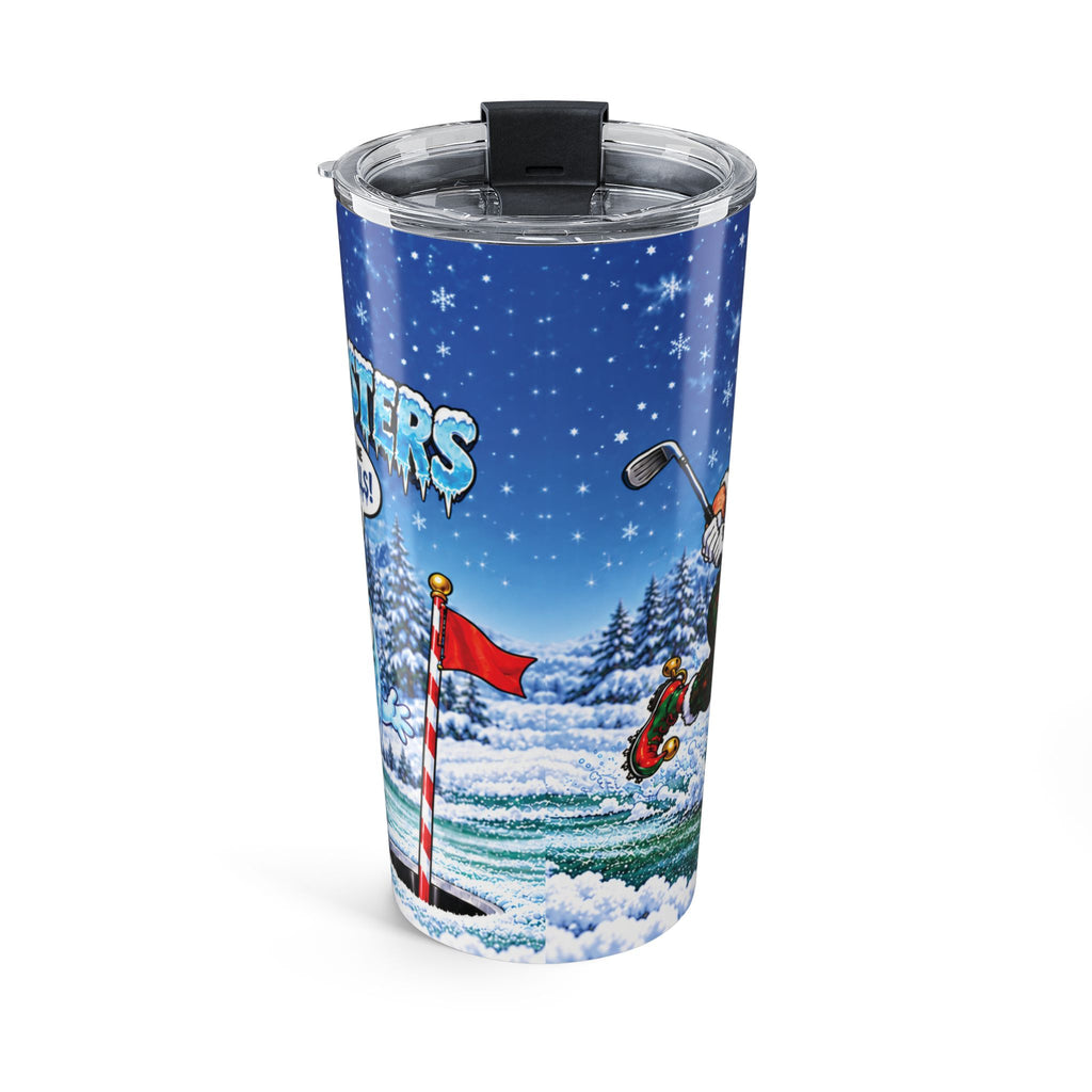 Ballbusters — Santa & Icy Blue Balls | Funny Christmas Golf Tumbler, 20oz