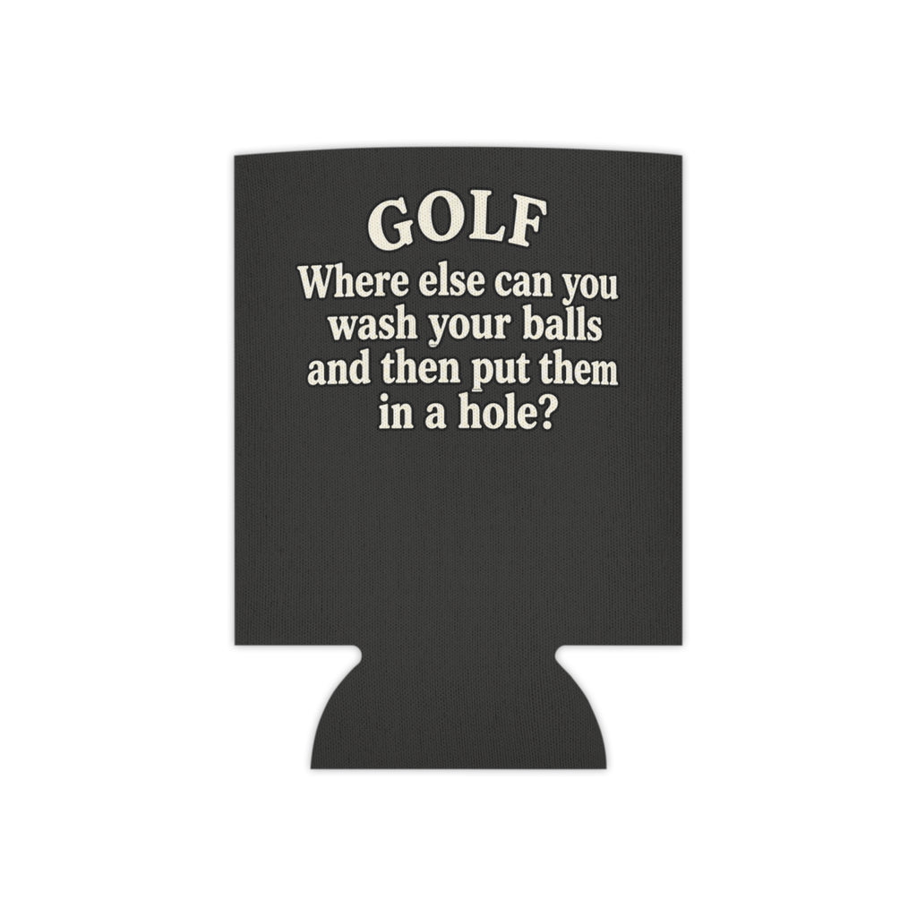 ADULT — Golf “Wash Your Balls” Funny Can Cooler | Couch & Cart™