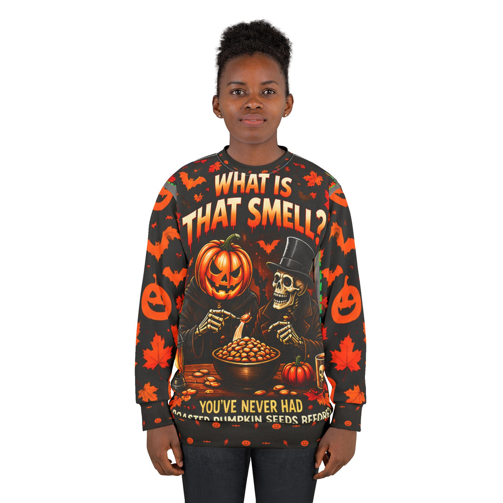 Friends – Lord Carver & Mortimer Flame Halloween AOP Sweatshirt