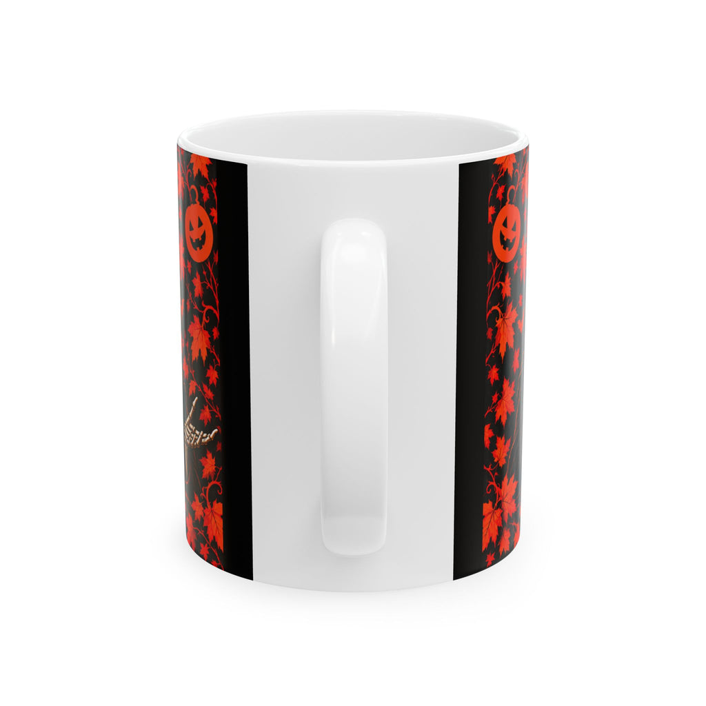 Lord Carver & Mortimer Flame Coffee Mug – Funny Pumpkin Spice Banter | 11oz & 15oz