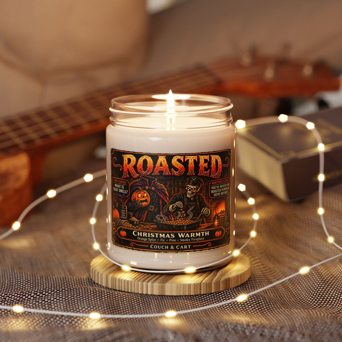 “Roasted” – Funny Christmas Candle