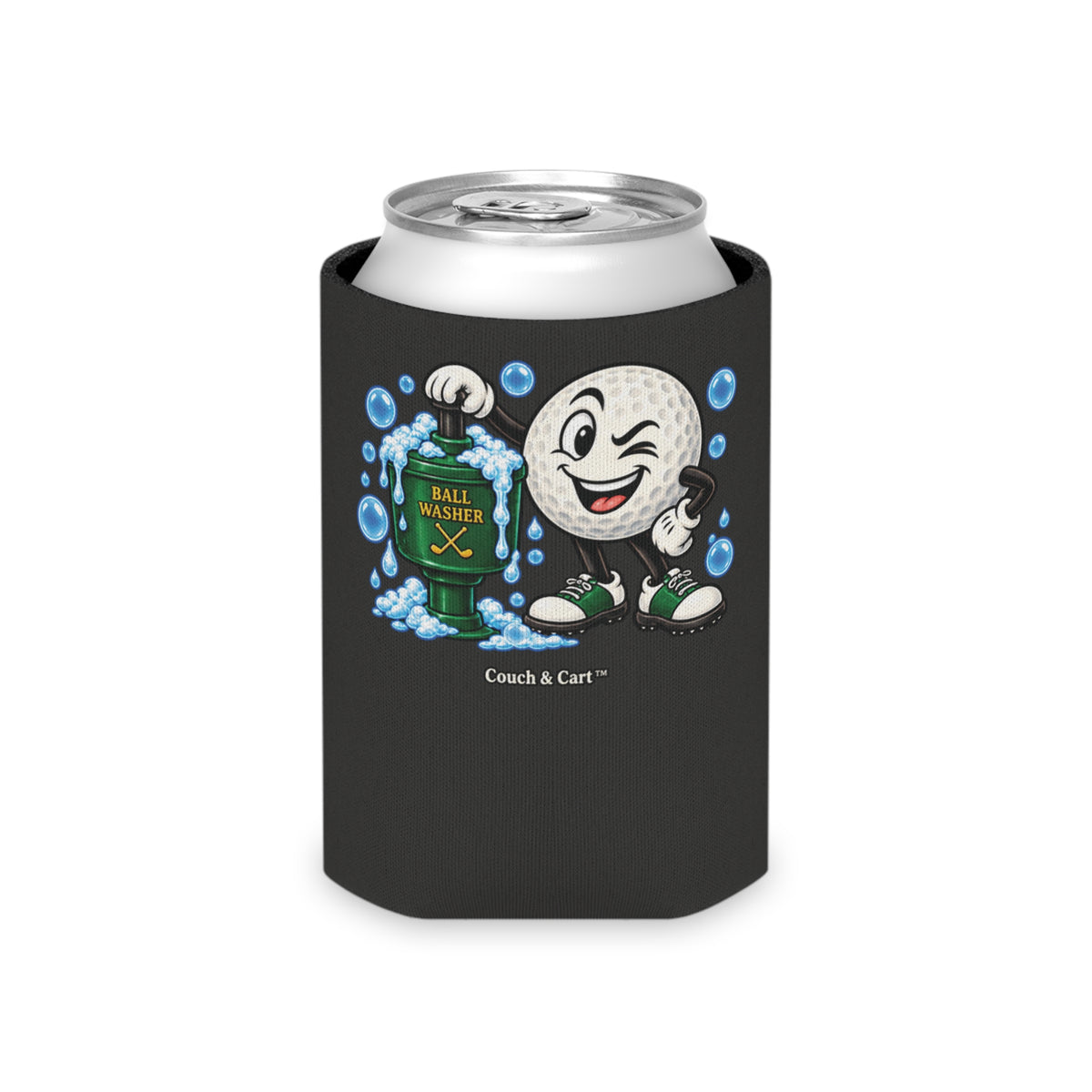 ADULT — Golf “Wash Your Balls” Funny Can Cooler | Couch & Cart™