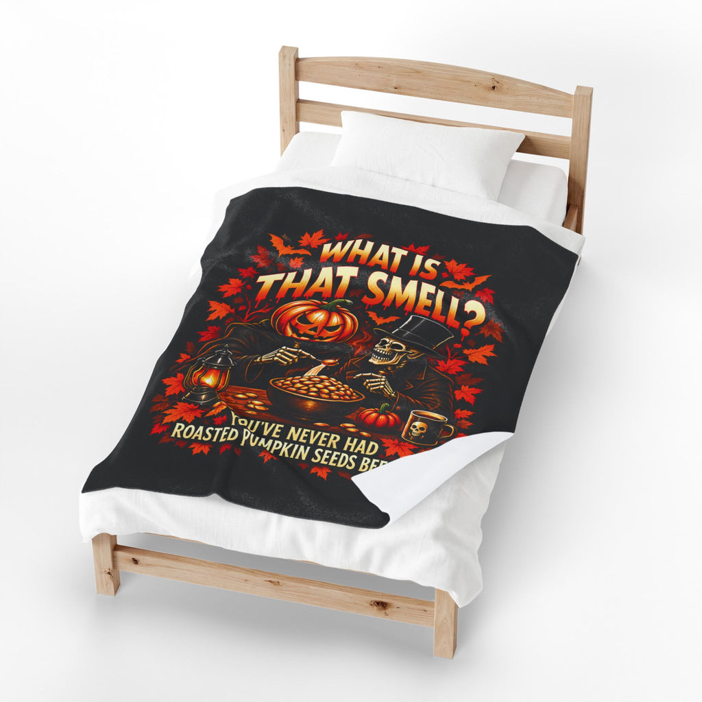 “What Is That Smell?” – Funny Halloween Throw Blanket
