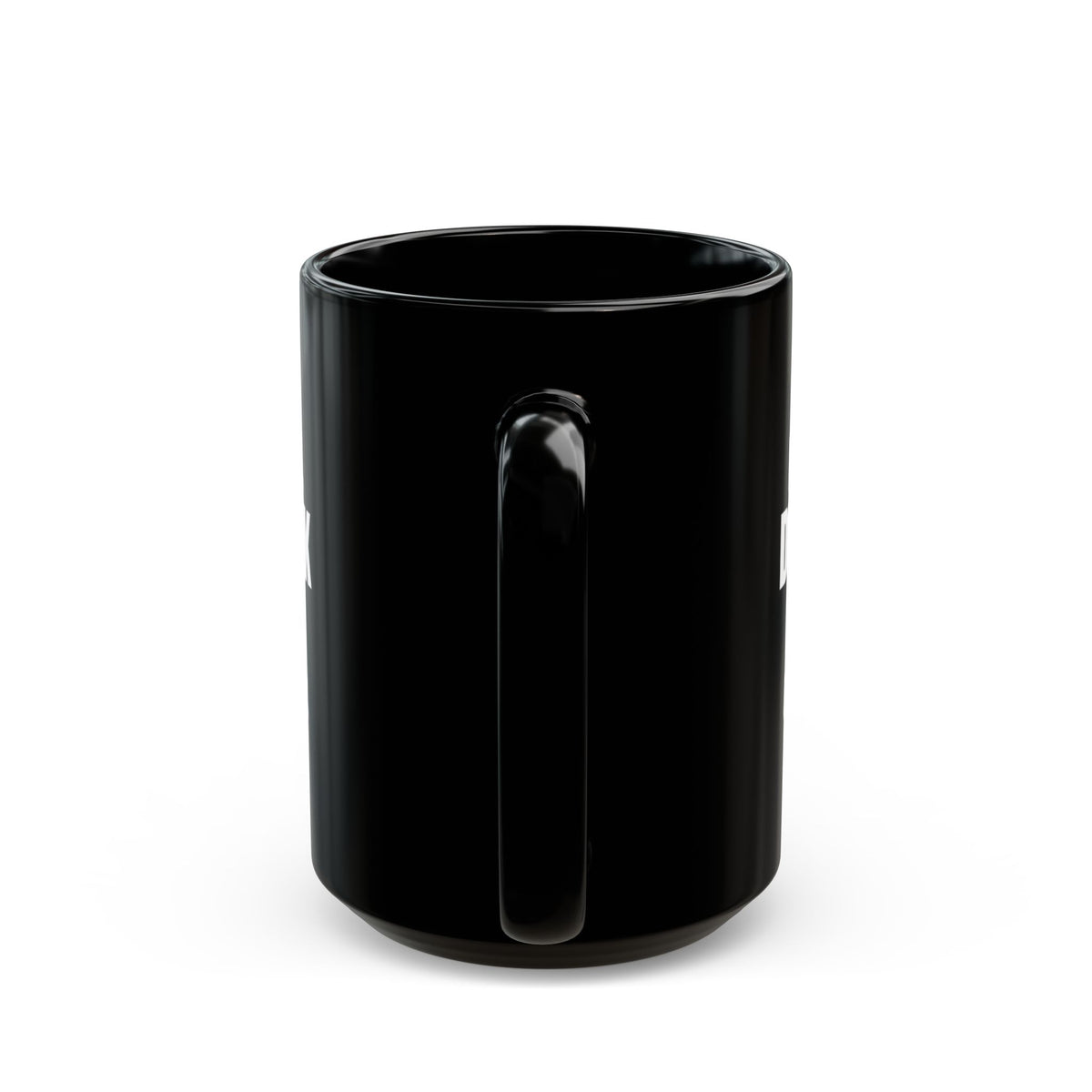 Coffee First Black Mug — "He. She. We. Don't Talk to Me." 11oz/15oz