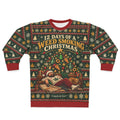 ADULT — 12 Days of a Weed Smoking Christmas | Ugly Christmas Sweatshirt