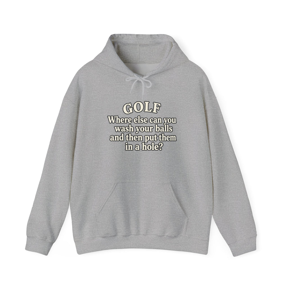 ADULT — Golf Ball Washer | Funny Golf Hoodie | Couch & Cart™