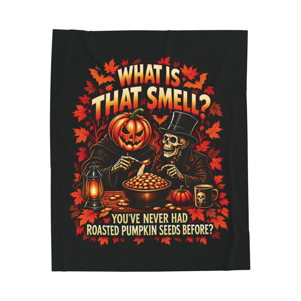 “What Is That Smell?” – Funny Halloween Throw Blanket